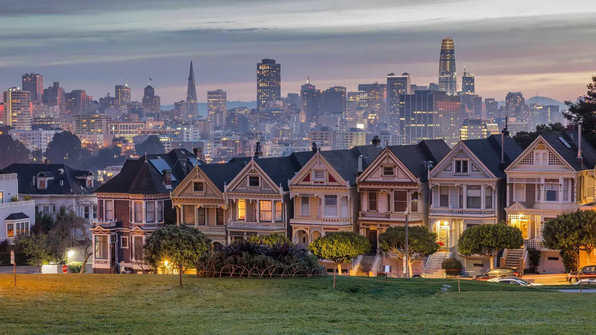 Painted Ladies on Alamo Square